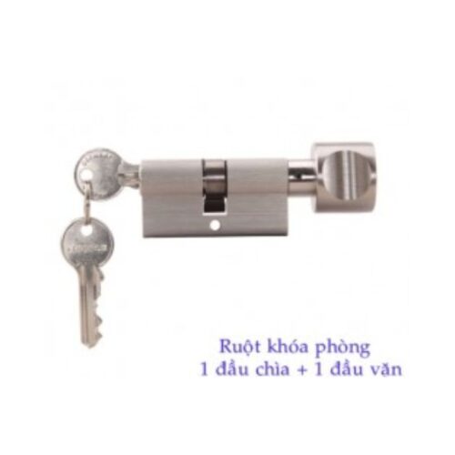 Ruột khóa 1 đầu chìa, 1 đầu vặn Hafele 916.96.313, 65mm Đồng thau