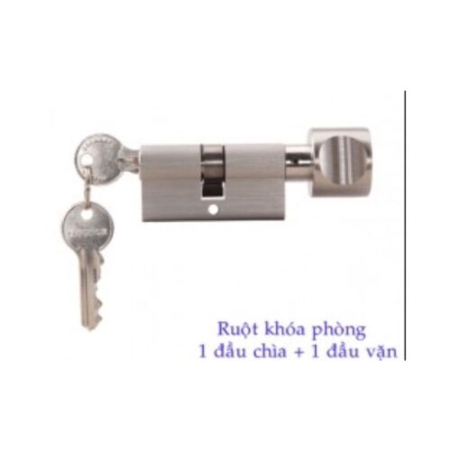 Ruột khóa 1 đầu chìa 1 đầu vặn Hafele 916.96.325, 71mm Đồng thau