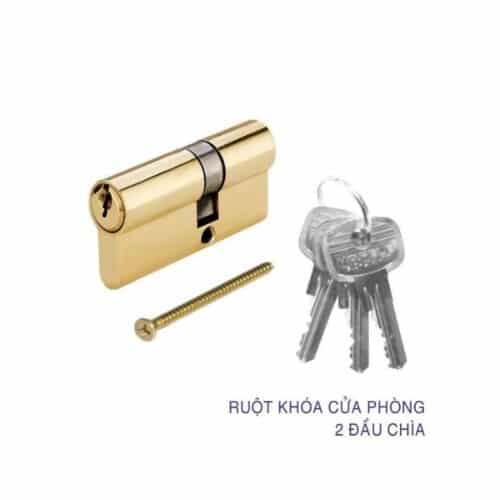 Ruột khóa 2 đầu Hafele 916.96.600, 60mm Đồng thau