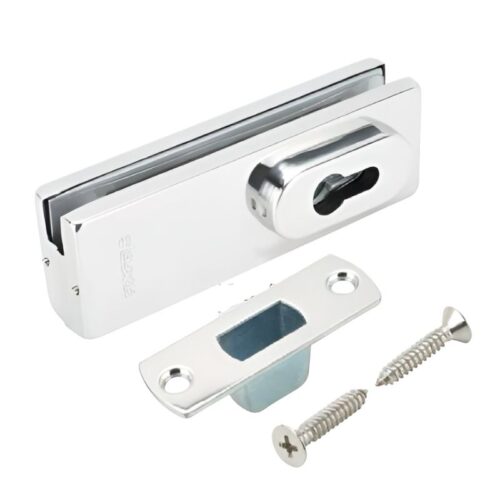 Khóa kẹp chân kính inox bóng Hafele 981.00.660